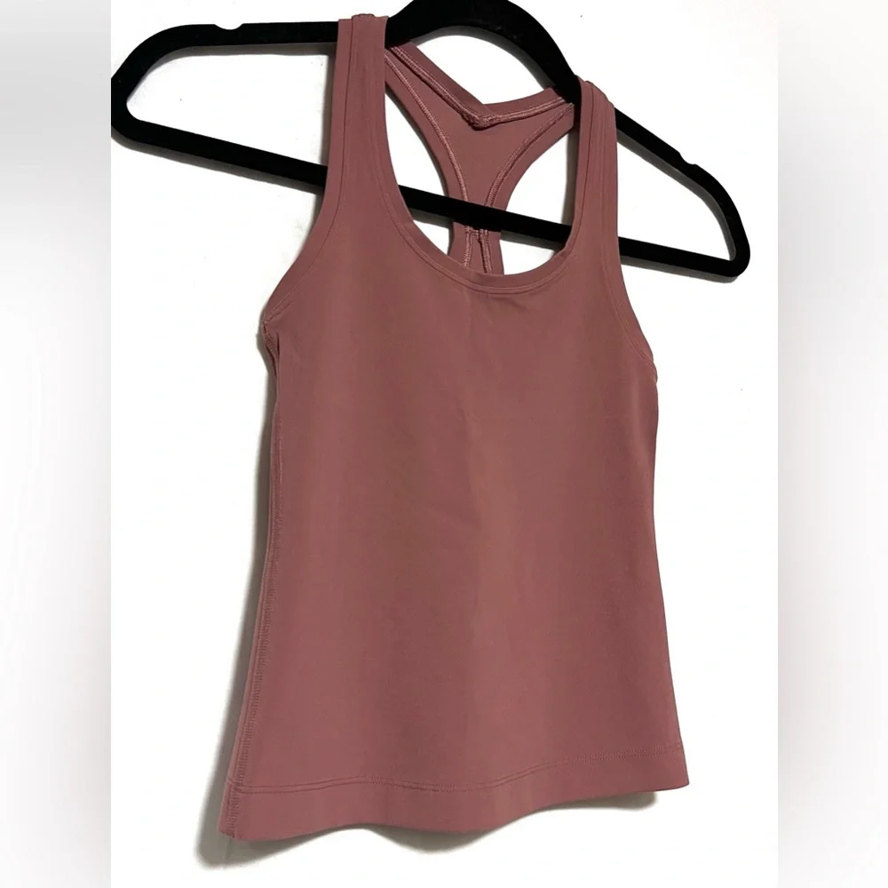 Lululemon Cool Racerback Tank Top Shorter Length Cropped Running Yoga Workout